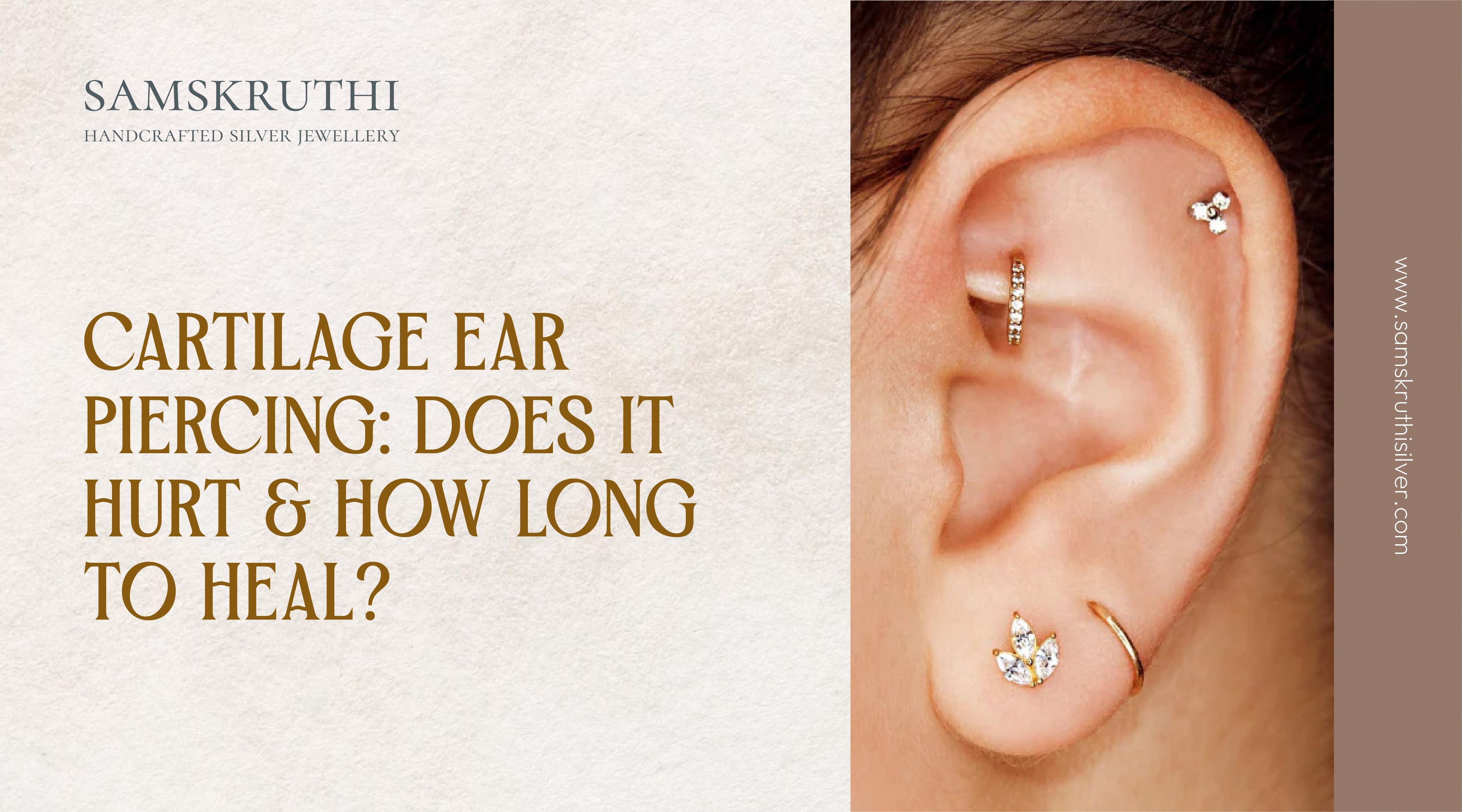 Cartilage Ear Piercings Types, Pain & Healing Samskruthisilver