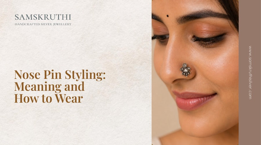 Perfect Nose Pin Guide: How to Wear It Right – Samskruthisilver
