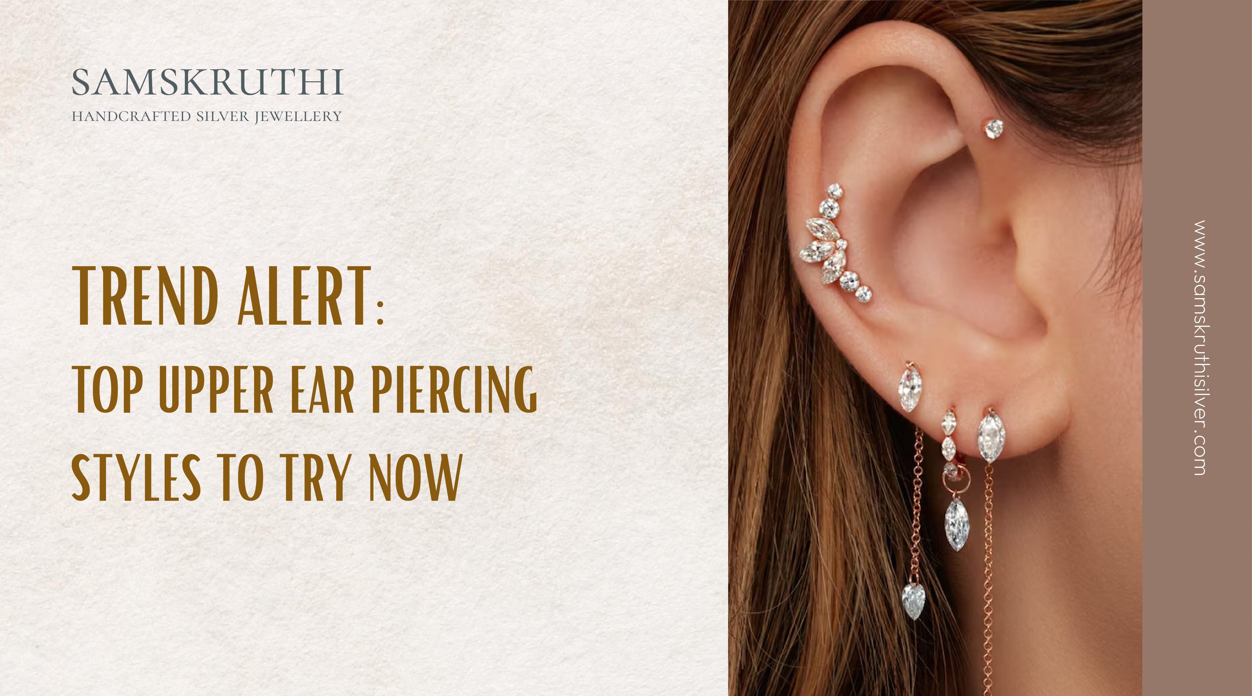 Introduction Piercing Stylish Upper Ear Piercing Guide 2025 – Samskruthisilver