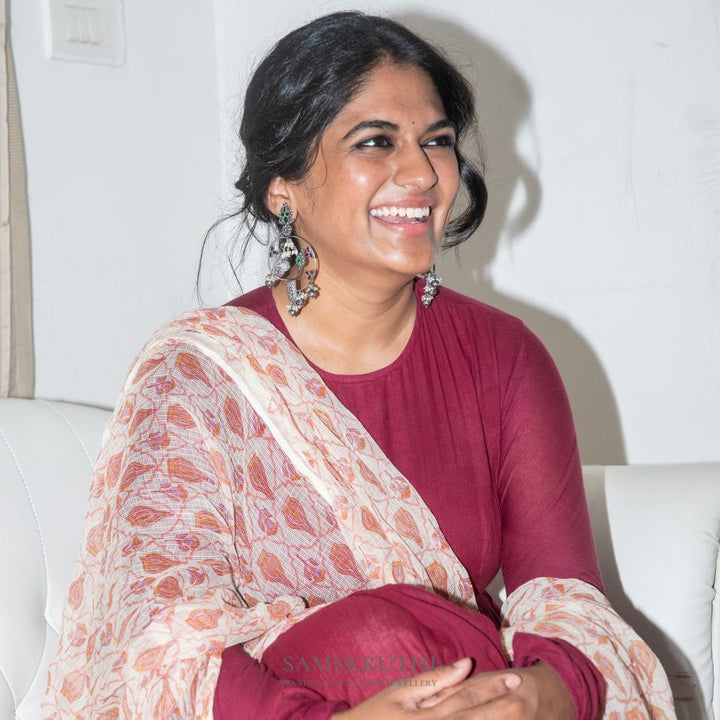 Aarnaa Rathor Aarna Earrings – Samskruthisilver