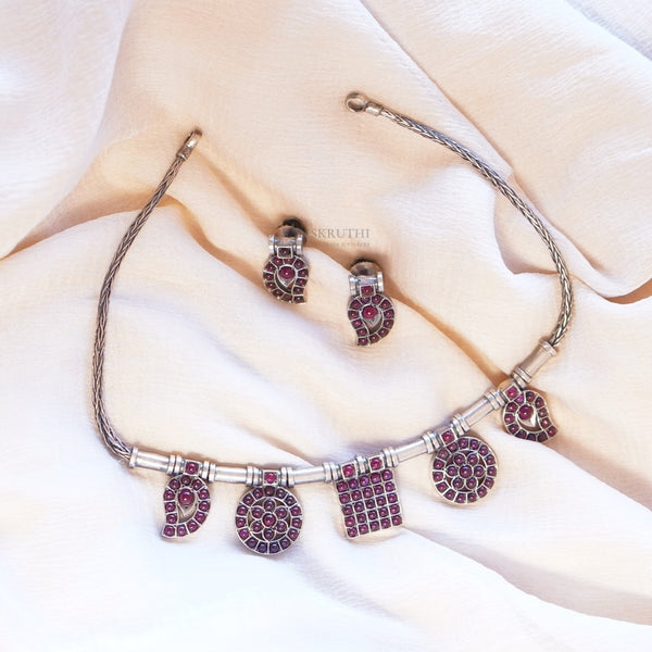 Pink Mango Necklace set
