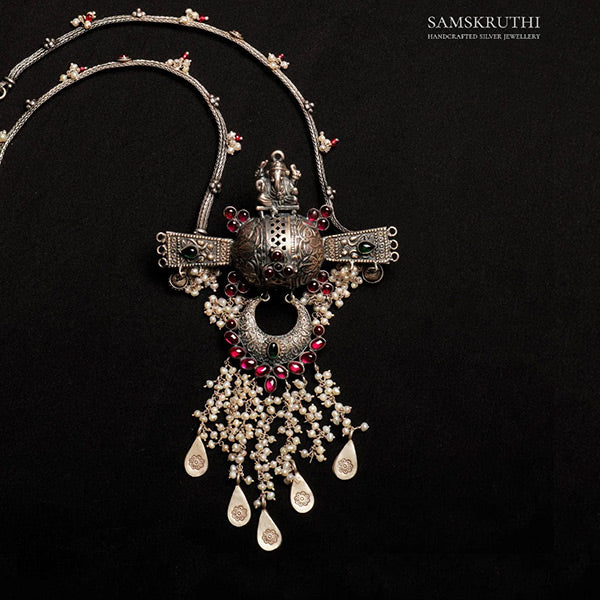 Vinayaka damarukam necklace