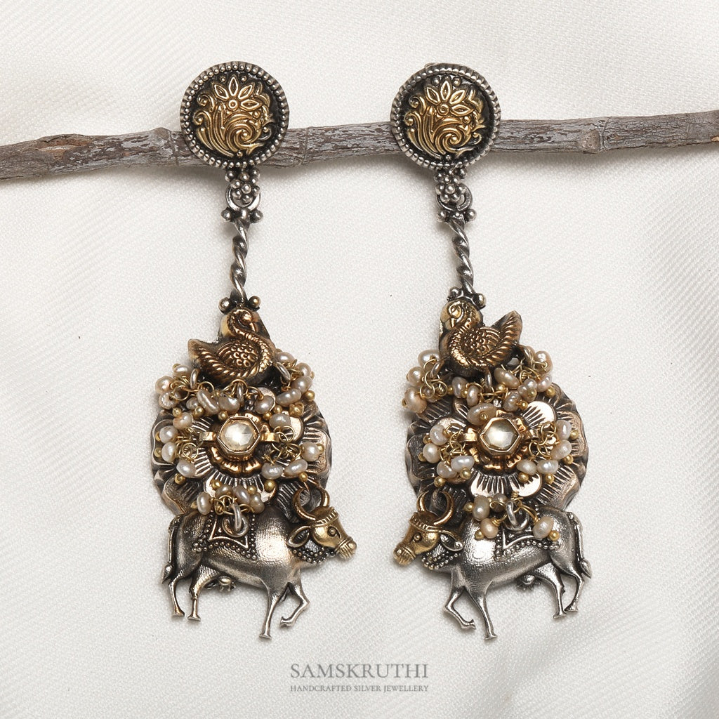 Kamadhenu Statement Earrings