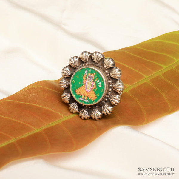Handpainted daivam ring