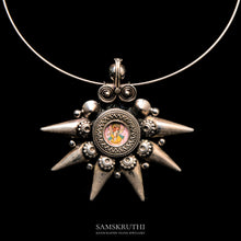 Load image into Gallery viewer, Handpainted surya pendant
