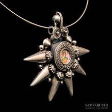 Load image into Gallery viewer, Handpainted surya pendant
