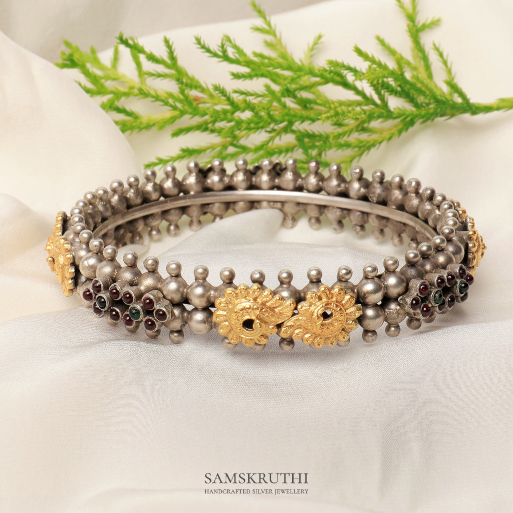 Dual tone gundu bangle