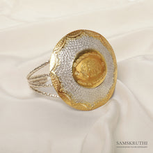 Load image into Gallery viewer, Dual tone elephant bangle

