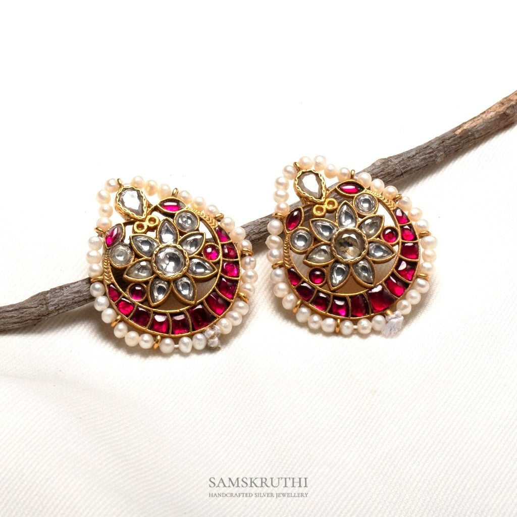 Diya Kundan Earrings