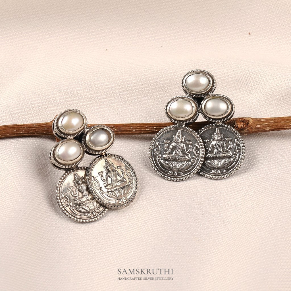 Lakshmi Pearl Earrings